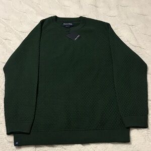 Mizzen+Main Forest Green Crewneck Sweater
